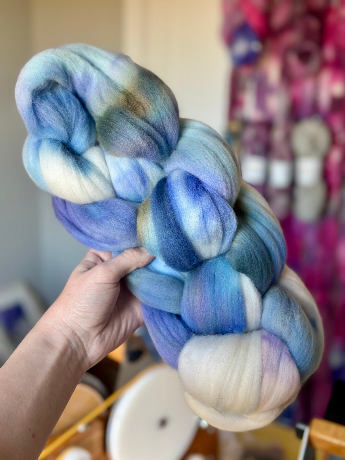 Blue Hour - Hand Dyed Targhee Top