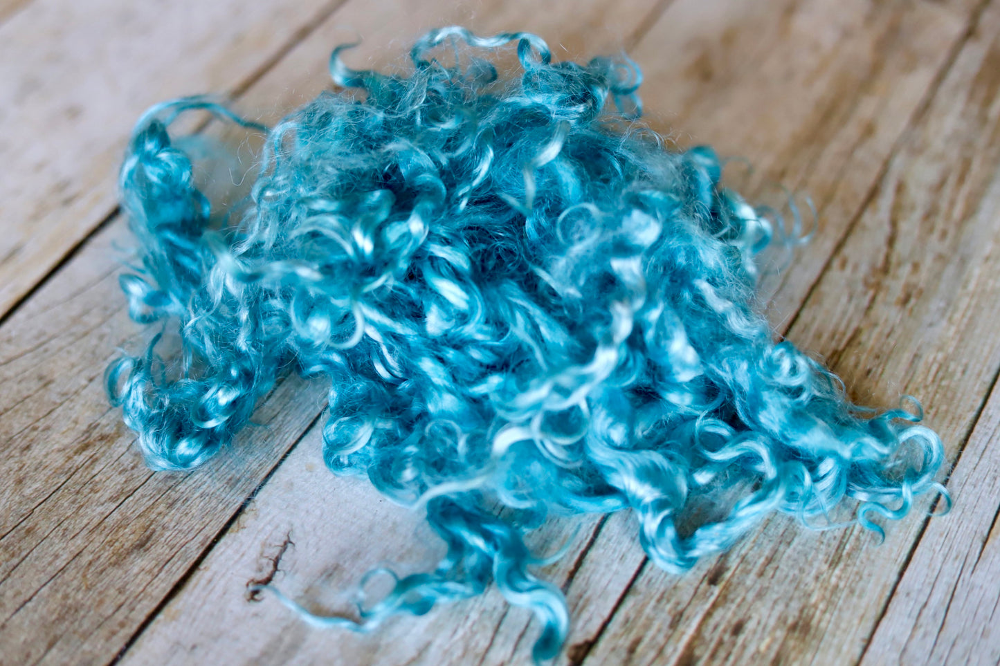 Teal Mohair Locks