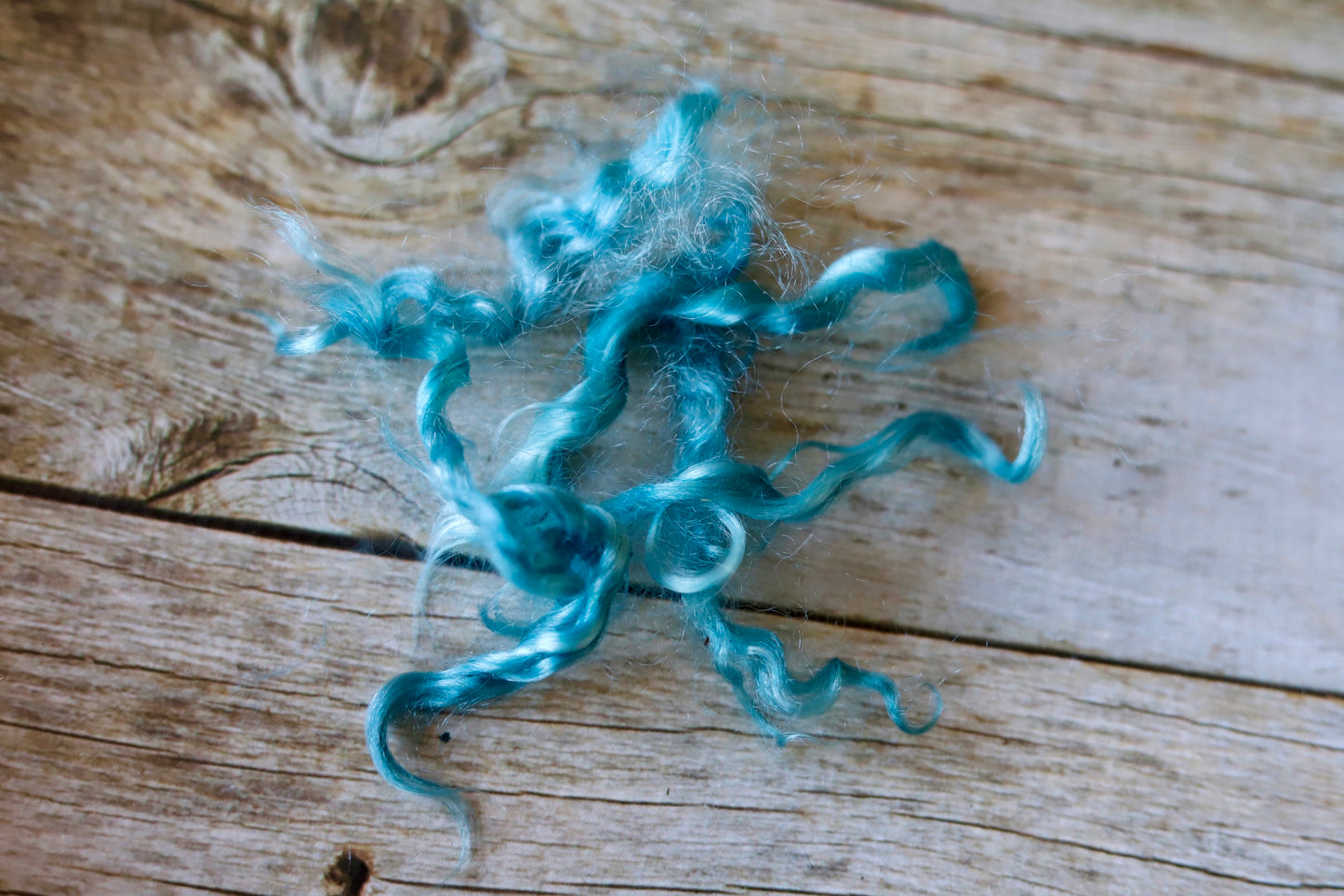 Teal Mohair Locks