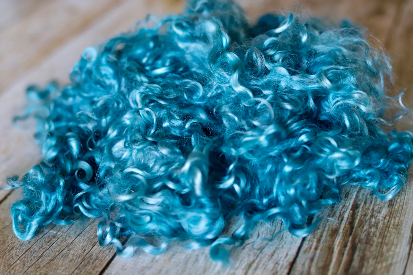 Teal Mohair Locks