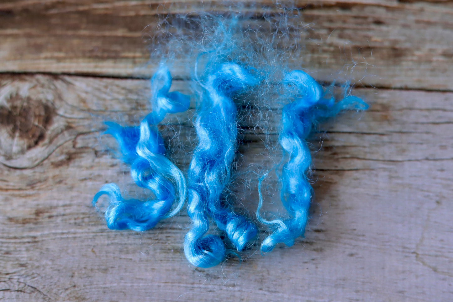 Blue Mohair Locks