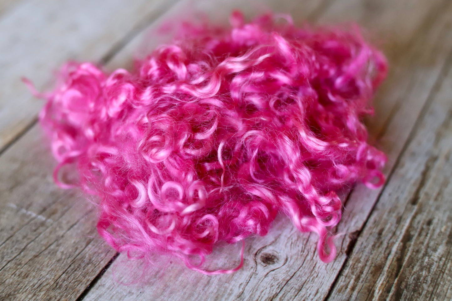 Raspberry Mohair Locks