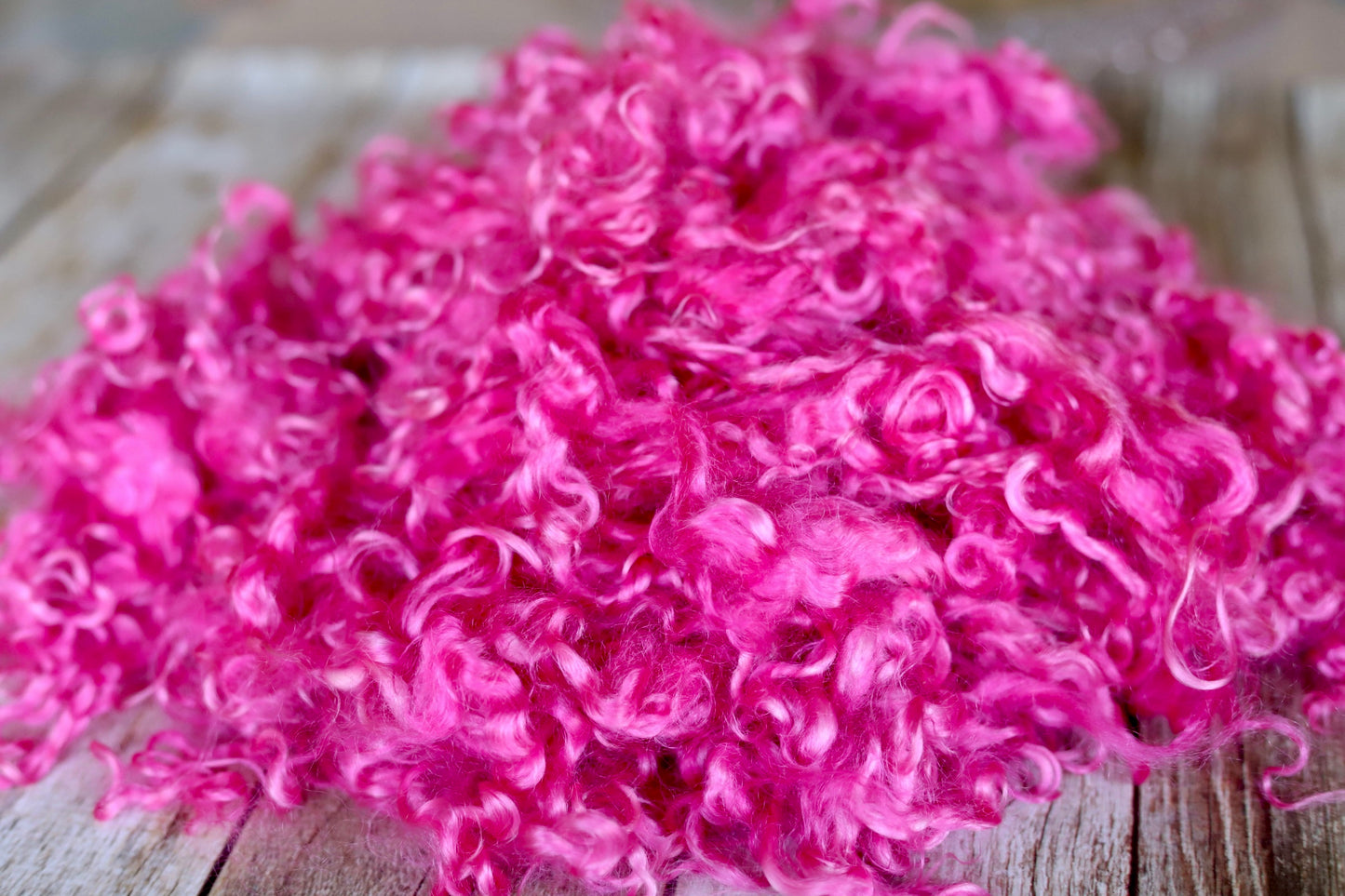 Raspberry Mohair Locks