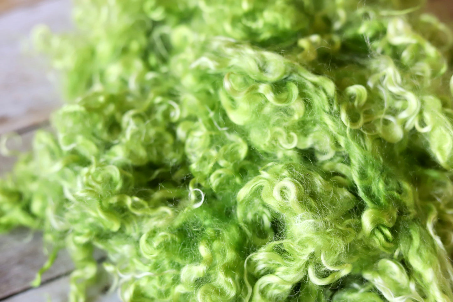 Lime Green Mohair Locks