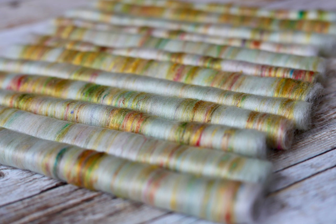 Sari Silk Rolags