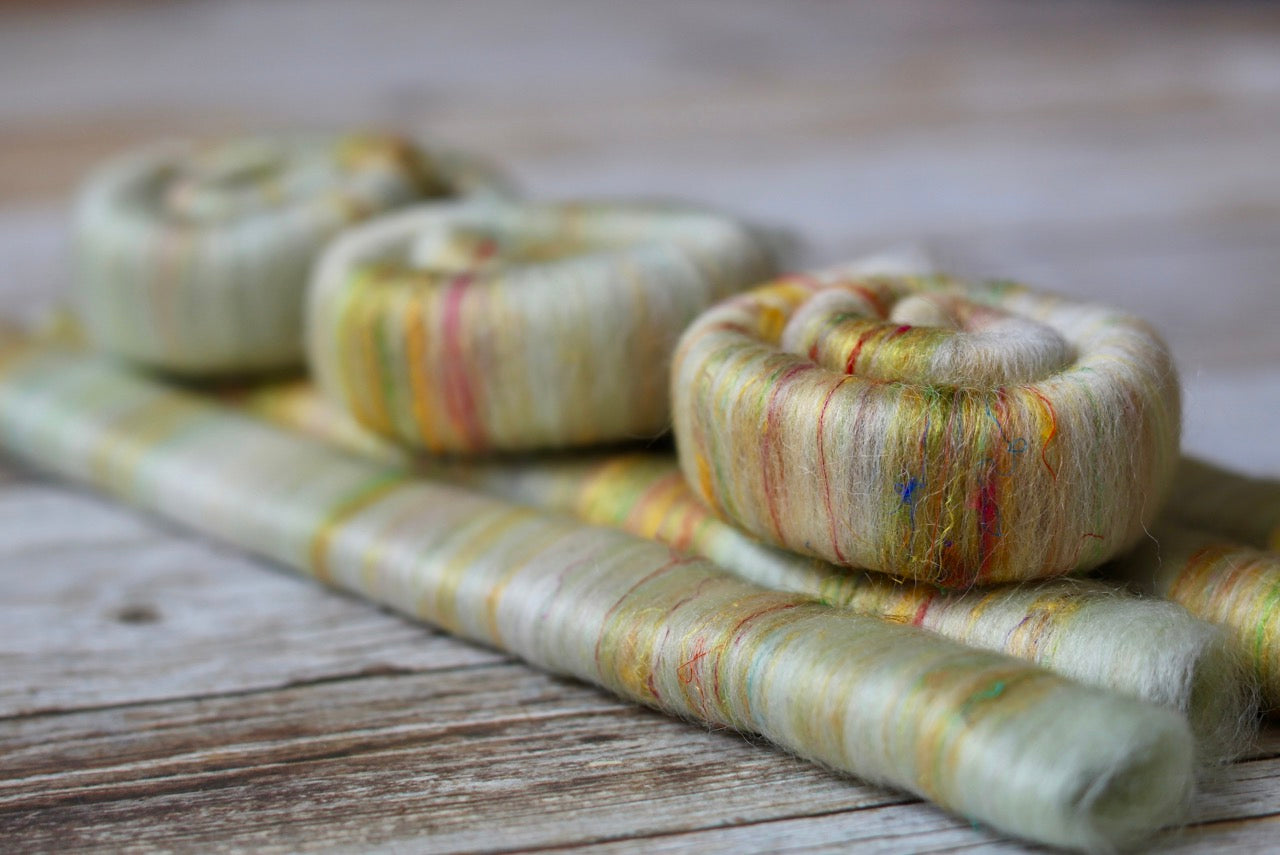 Sari Silk Rolags