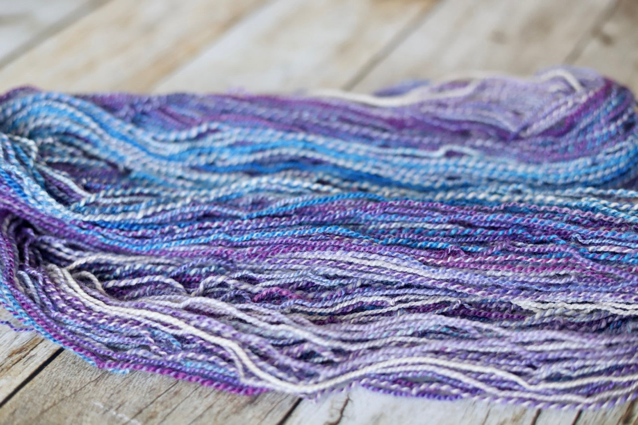 Purple Ice Wool Yarn