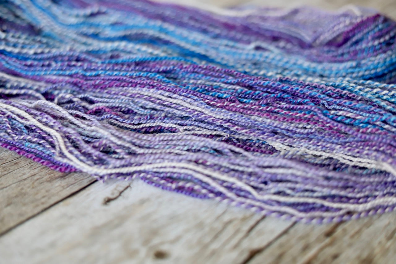 Purple Ice Wool Yarn