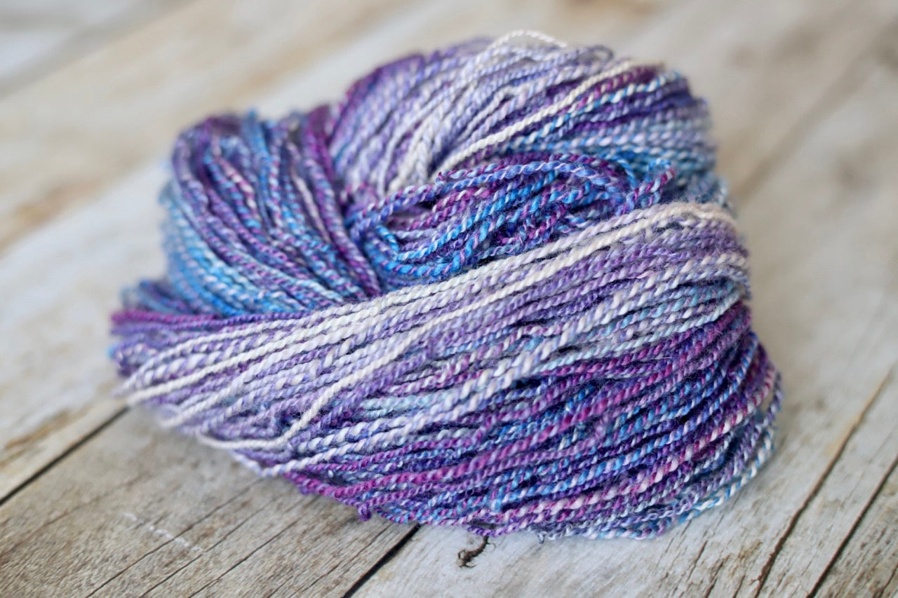 Purple Ice Wool Yarn