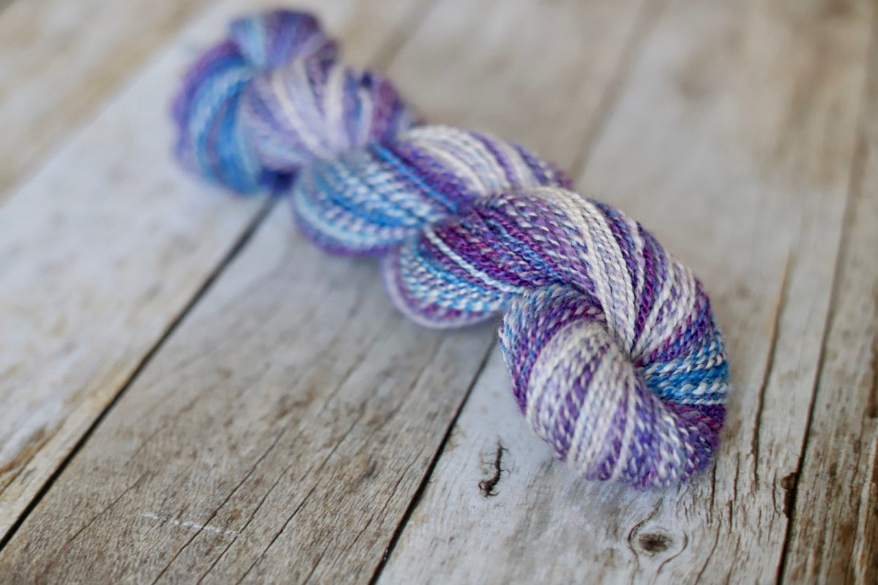 Purple Ice Wool Yarn