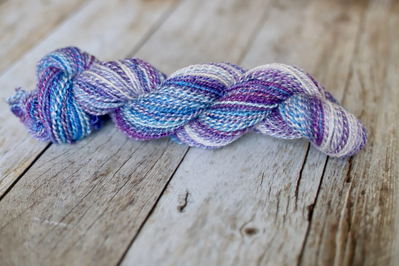 Purple Ice Wool Yarn