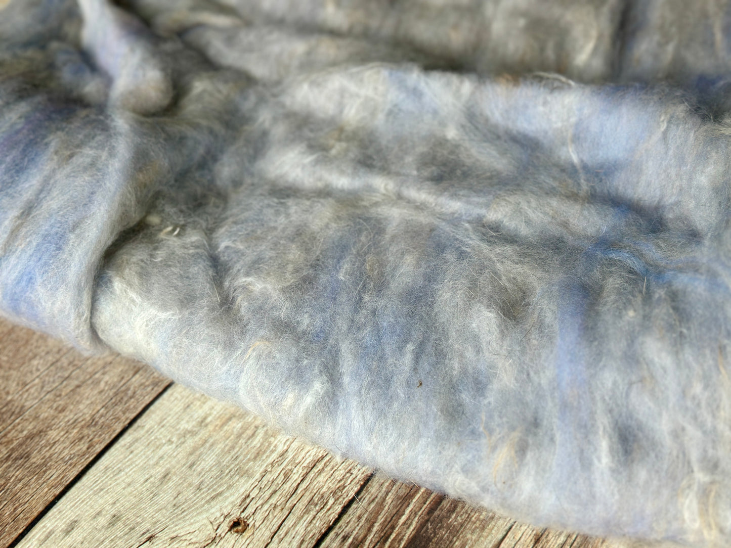 Angora, Finn, and Merino Batt