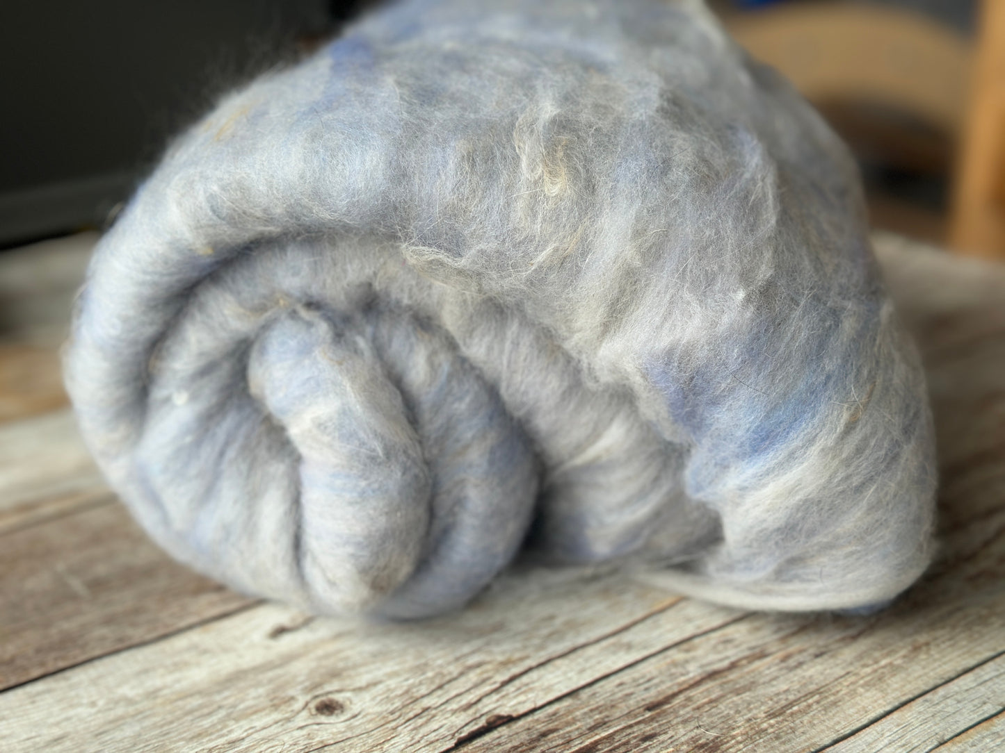 Angora, Finn, and Merino Batt