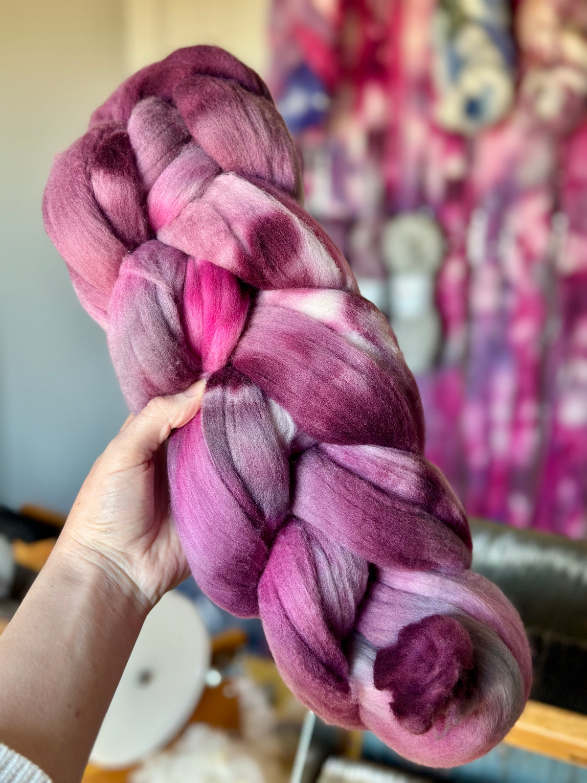 Mulberry Jam - Hand Dyed Targhee Top