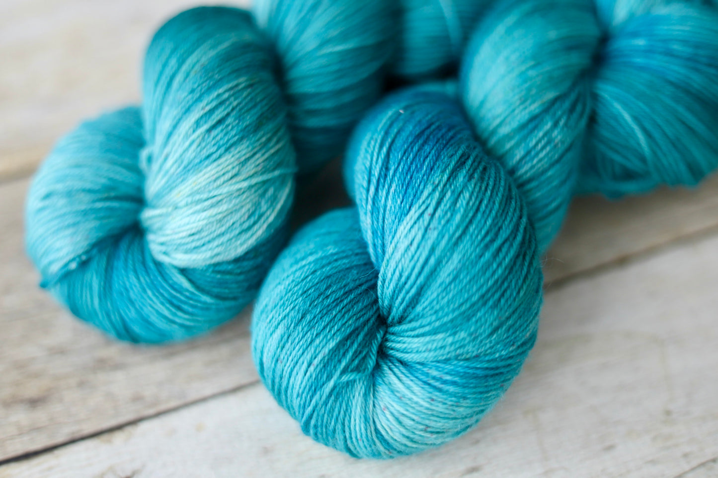 Perfect Teal Hand Dyed Yarn