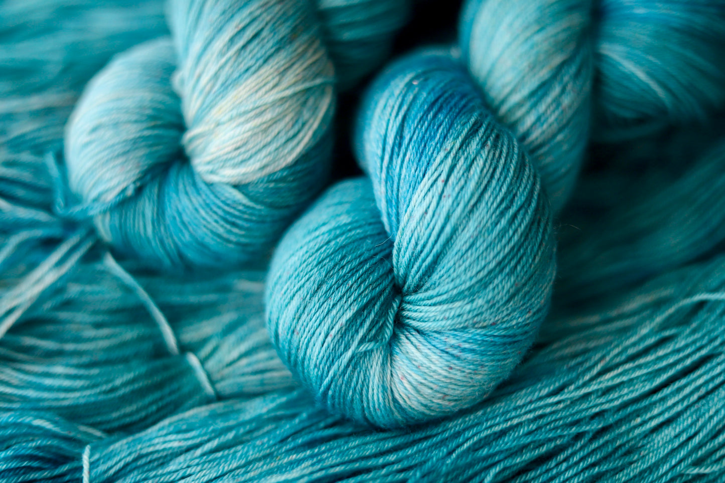 Perfect Teal Hand Dyed Yarn