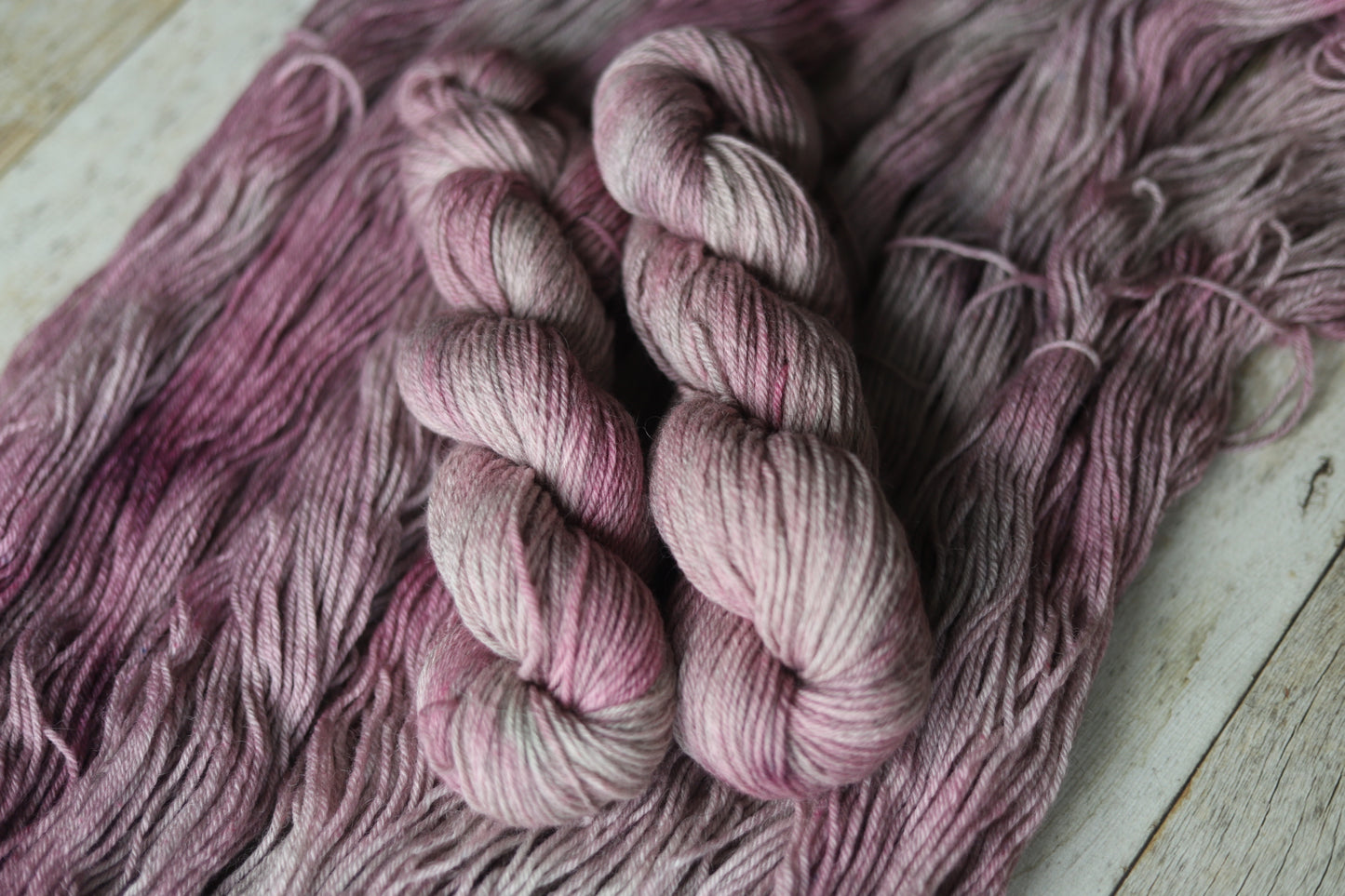 Evening Blush Hand Dyed Yarn