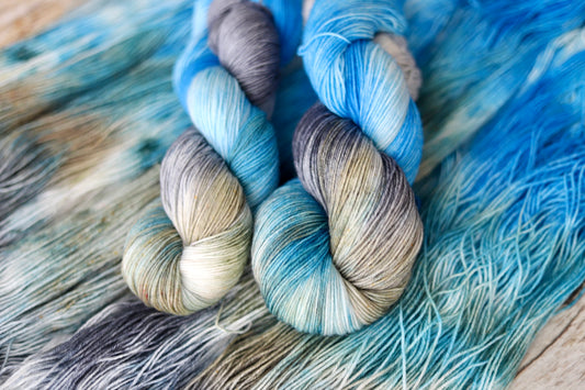 Mountain Range Hand Dyed Yarn