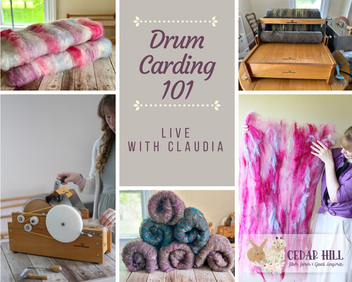 Drum Carding 101 LIVE October 24th