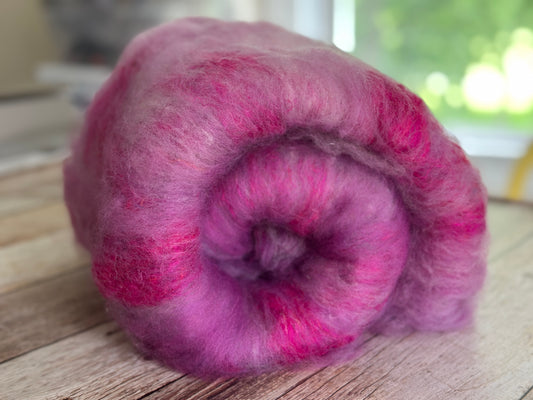 Merino/CVM/Sari Silk Batt