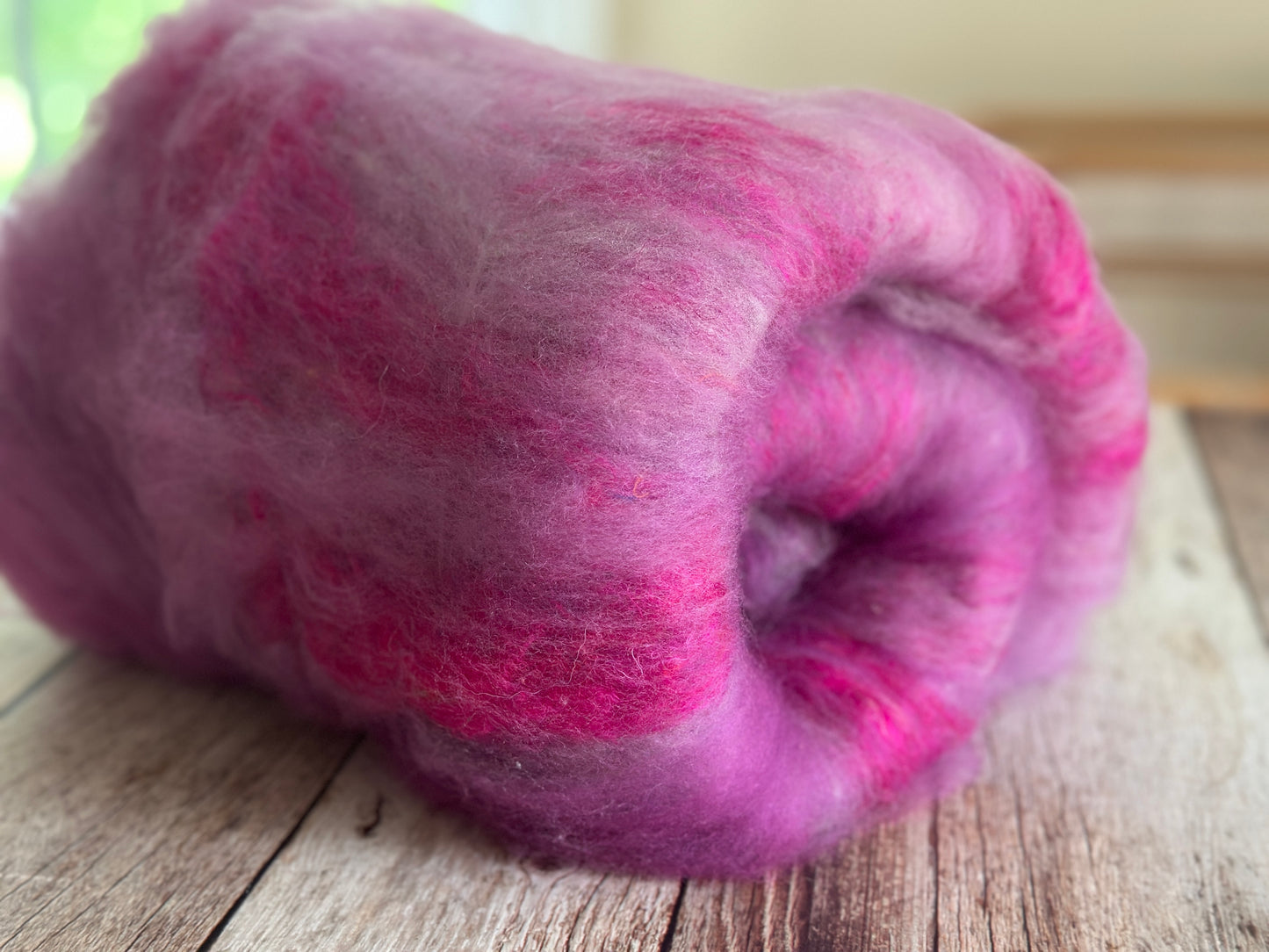 Merino/CVM/Sari Silk Batt