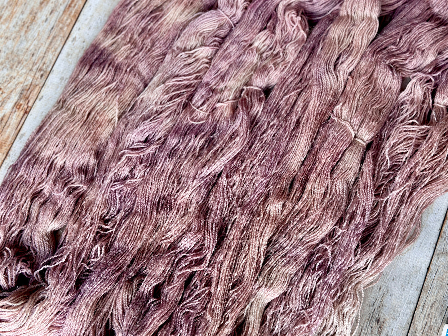 Vintage Rose Hand Dyed Yarn