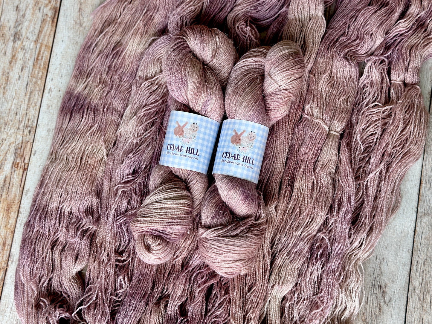 Vintage Rose Hand Dyed Yarn