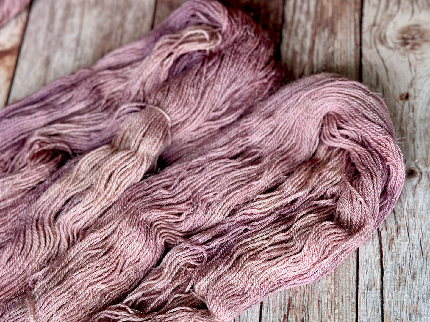 Vintage Rose Hand Dyed Yarn