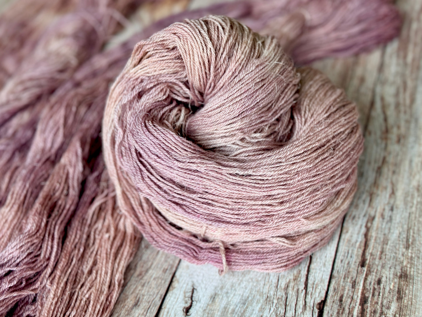 Vintage Rose Hand Dyed Yarn