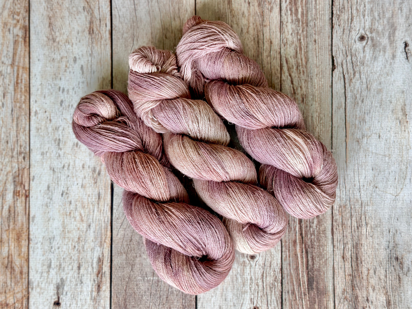 Vintage Rose Hand Dyed Yarn
