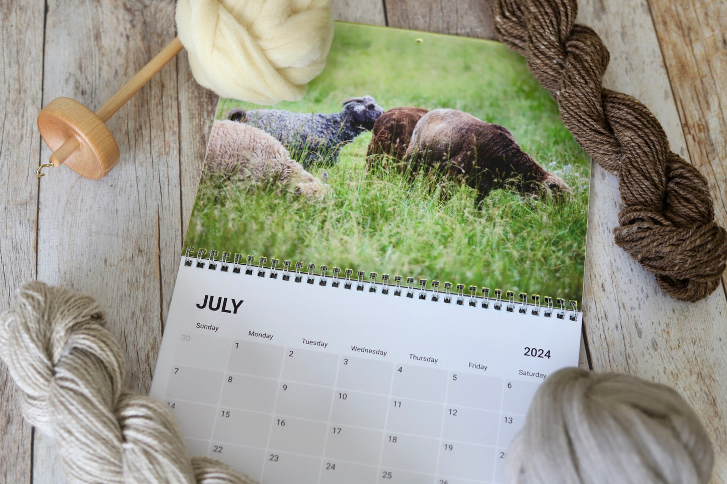 A Year on the Farm Calendar (2024)